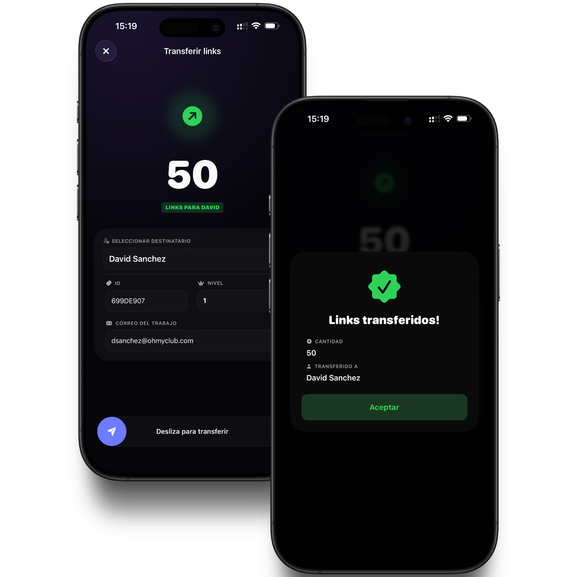 User Ticket Example