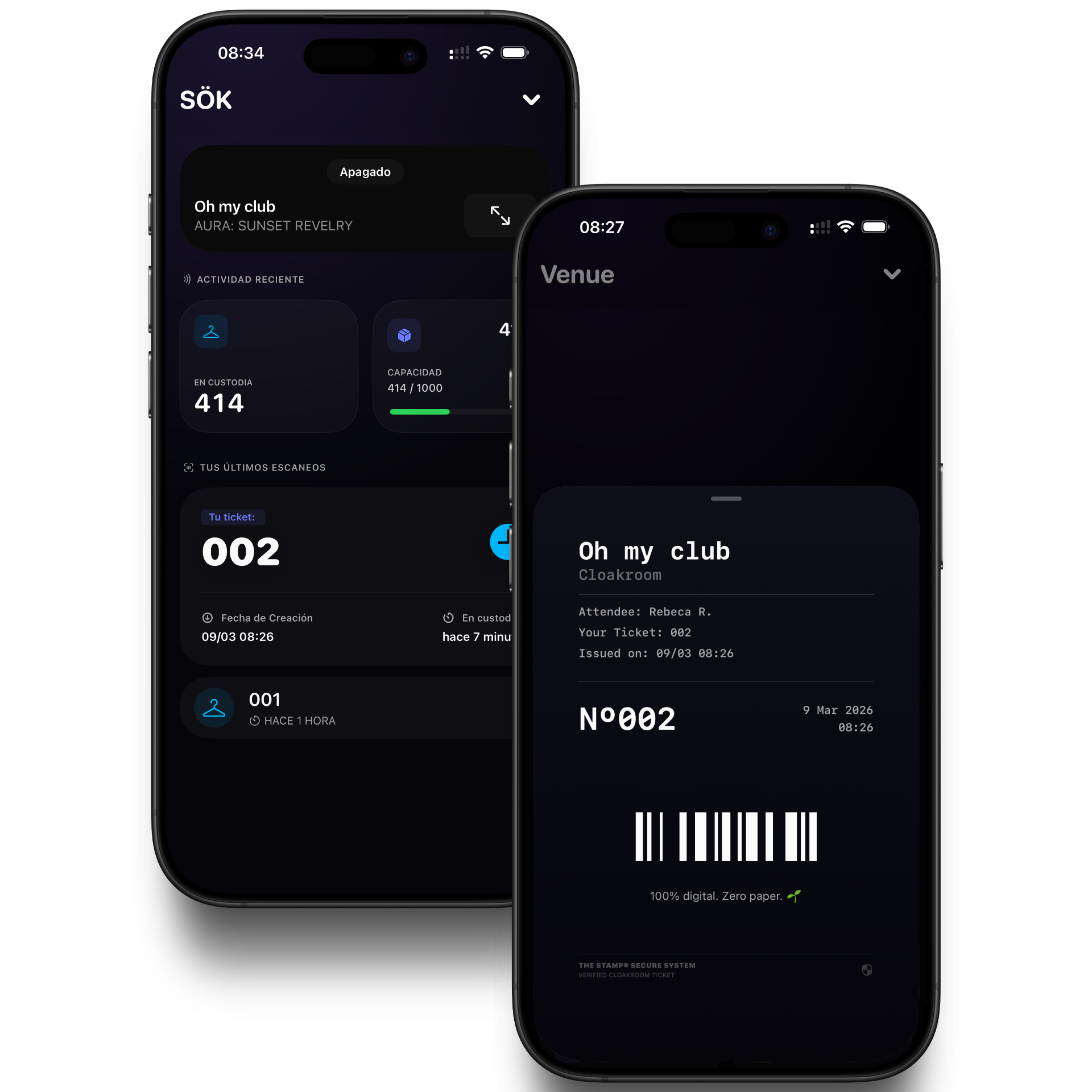 Digital Closet Ticket